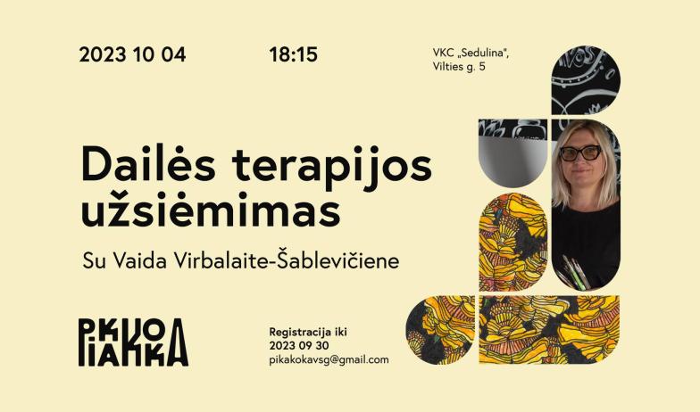 Dailės terapijos užsiėmimas PIKAKOKA
