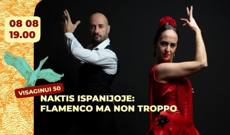 Naktis Ispanijoje: Flamenco Ma Non Troppo | Visagino erdvių festivalis 2025
