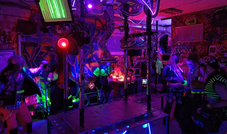 CYBERPUNK IR FALLOUT MUSEUM OPENING PARTY