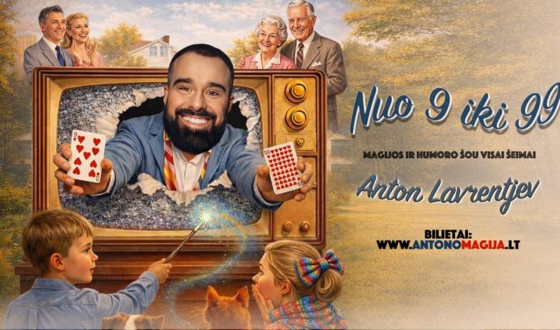 Anton Lavrentjev: ‘From 9 to 99’. A show of magic and humour